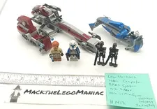 Lego Star Wars 75012 Complete BARC Speeder with Sidecar & Minifigures SW0450