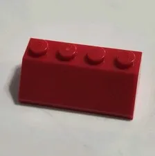 LEGO Parts Slope 45 2x4 Red 3037