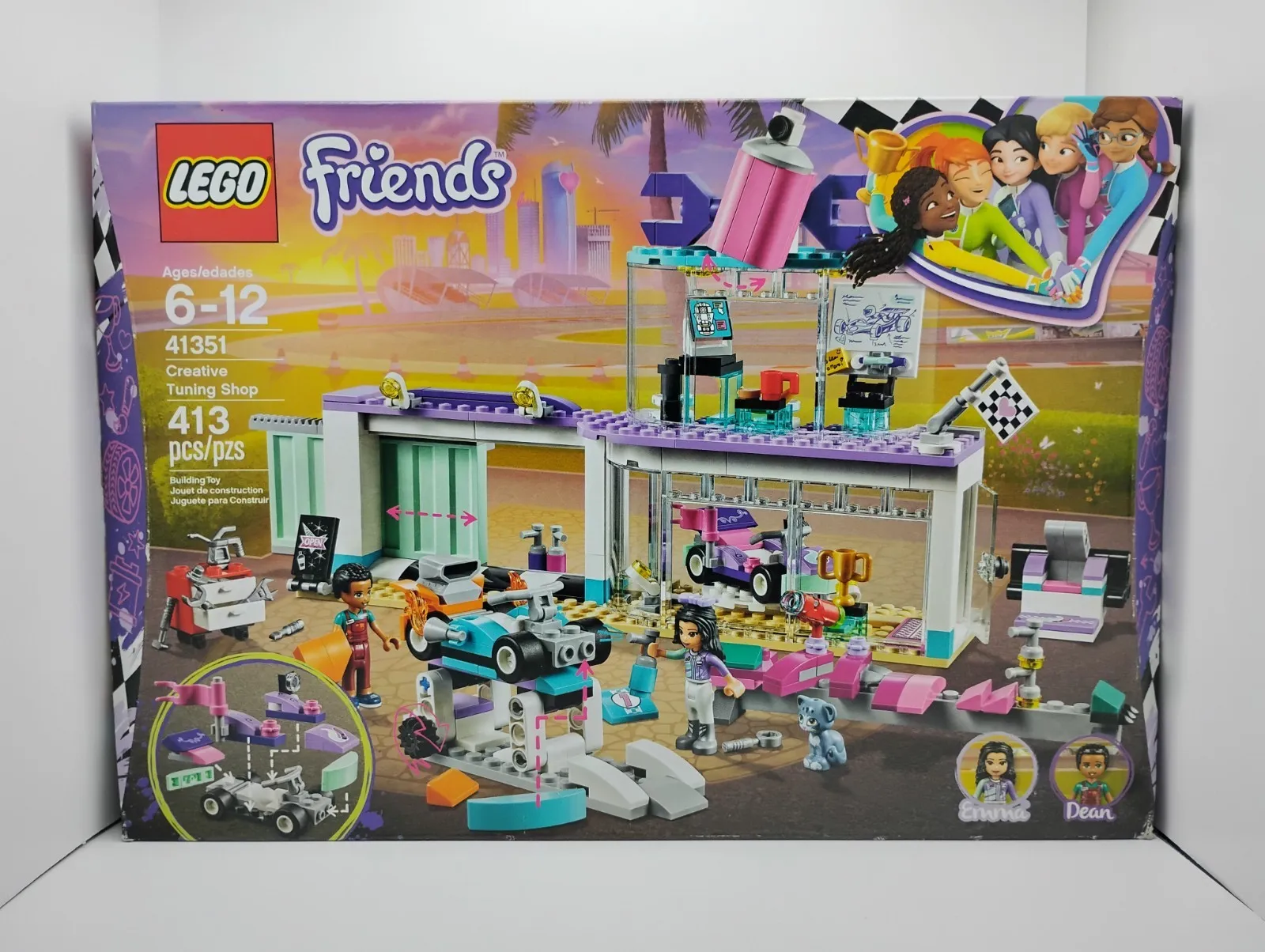 NEW in Factory Sealed Box LEGO Friends 41351 Creative Tuning Shop