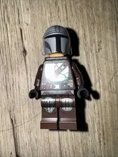 Lego Star Wars - RARE Mandalorian Din Djarin Mando 75299 Silver SW1135