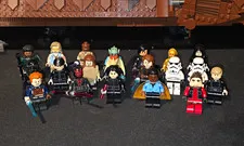 LEGO Star Wars minifigure lot. Cloud city lando, redish brown qui gon, Kal.
