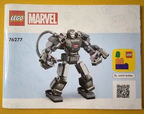 LEGO Marvel War Machine Mech Armor 76277 INSTRUCTION BOOKLET MANUAL ONLY