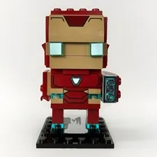 LEGO Brickheadz 41604 Iron Man MK50 100% Complete Marvel Avengers Infinity 2018