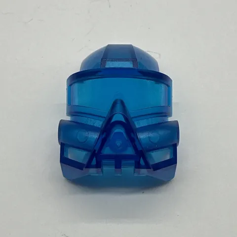 Vintage Lego Bionicle Kanohi Kaukau Mask Water Breathing 32571 Translucent Blue