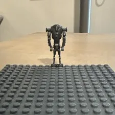LEGO Black Droid Robot Minifigure Plastic Character Figure Building Toy
