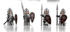 LEGO Lord of The Rings Minas Tirith 11377 Set of 4 GONDOR SOLDIERS Brand New
