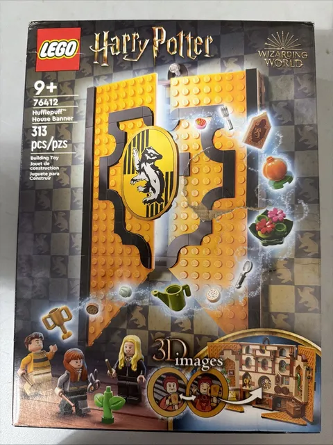 LEGO Harry Potter Hufflepuff House Banner (76412) New Sealed Box Damage