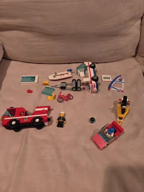 Lego Parts, Road Rebel Set 6644, Vintage 1990s, Blaze Battler Pieces, Surf Sail