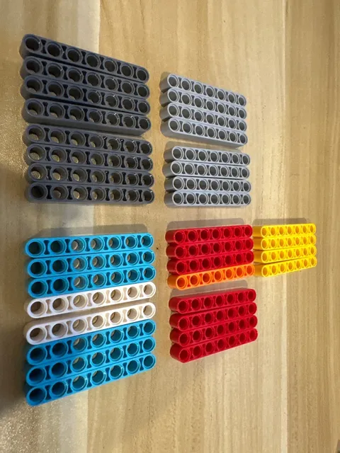 Lego Technic Liftarm Thick 1x7, 32524, 36pieces