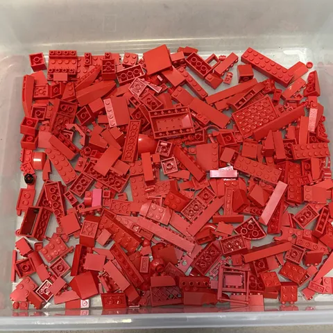 LEGO Red Lot Brick Plate Special Pieces 1 Pound Bulk