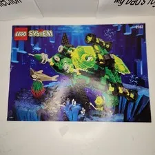 Lego 2162 Instruction Manual ONLY Hydro Reef Wrecker 1997 Lego System