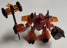 Lego Nexo Knights Burnzie Figure- Perfect Condition - See Pictures