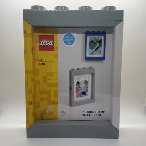 LEGO Picture Frame Gray Holds 5x7 Photo Unopened Stackable