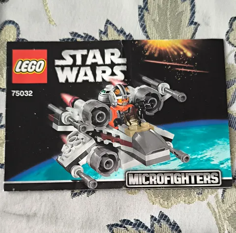 LEGO instructions Star Wars Microfighters 75032 booklet DE/EN/FR/NL/JP
