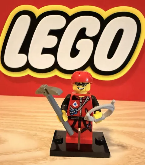 Lego CMF Series 11 Mountain Climber Minifigure With Accessories 