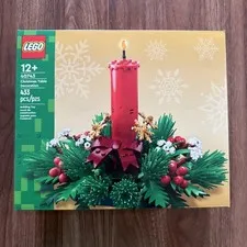 Lego 40743 Christmas Table Decoration Candle Set Holiday Topper Decor New Sealed