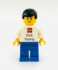 LEGO Minifigure Business Card Employee SigFig (VERY RARE)