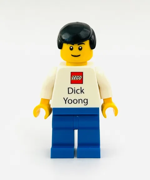 LEGO Minifigure Business Card Employee SigFig (VERY RARE)