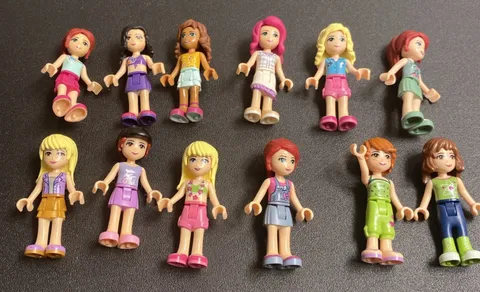 Lego loose Friends minidoll lot x12 Minifigs Minifigures toys Guc dolls action