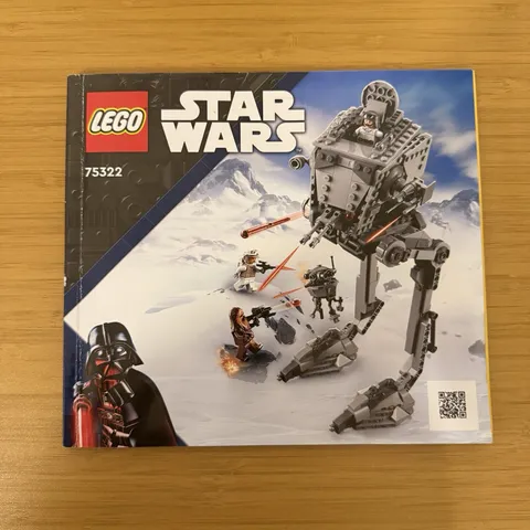 LEGO 75322 Hoth AT-ST Instruction Manual No Bricks Star Wars