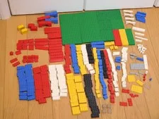 Old LEGO Blocks Roof Transparent Bridge Arch Faces Various Sizes 30 to 40 Years