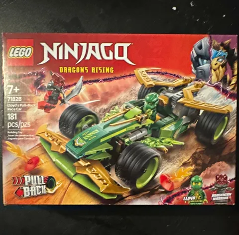 LEGO NINJAGO Dragons Rising 71828 Lloyd's Pull-Back Race Car 181pcs 7+