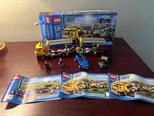 LEGO City Auto Transporter 60060 350pcs Complete Set Box, Instructions