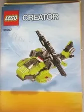 Lego Building Instructions Instruction Creator 31007 Green Helicopter Green Heli 