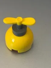 Minifigure Headgear, Yellow Cap with Propeller