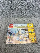 LEGO Creator 3-in-1 Pirate Roller Coaster 31084 Building Instruction MANUAL ONLY