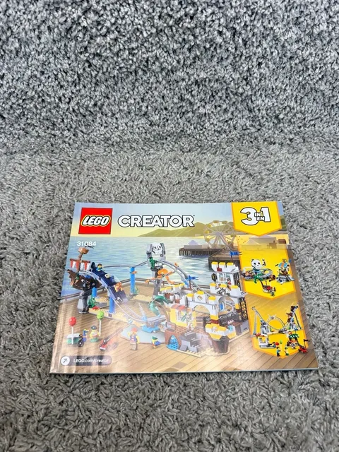 LEGO Creator 3-in-1 Pirate Roller Coaster 31084 Building Instruction MANUAL ONLY