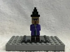 LEGO Minecraft Witch Minifigure (w/ Fixed Printed Hat) 