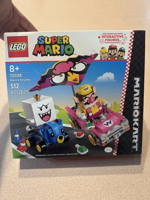 LEGO Set Super Mario 72038 Mario Kart Wario & King Boo Sealed New NISB