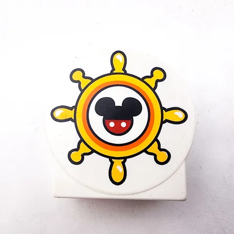 Lego Duplo DISNEY MICKEY MOUSE Boat Wheel SIGN Specialty Printed Brick Block
