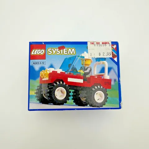 Vintage LEGO Town 6511 Fire Rescue Runabout Retired Set 1992 Brand NEW Sealed