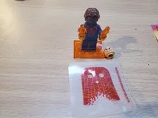 LEGO Miles Morales Spider-Man Minifigure Trans-Orange Pieces Marvel 76226