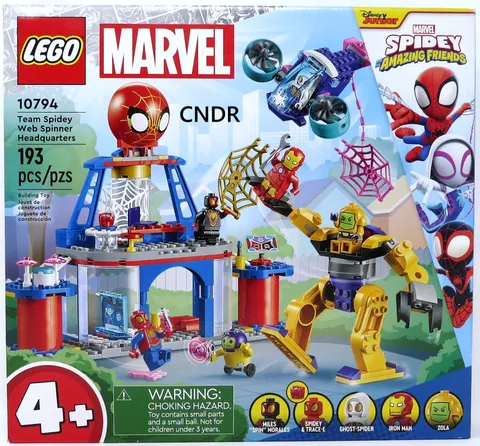 Lego 4+ Marvel Spiderman *SEALED SET* 10794 Team Spidey Web Spinner Headquarters