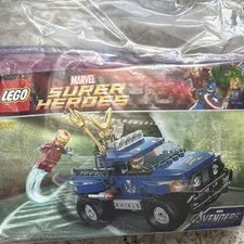 LEGO Marvel Super Heroes 6867 Avengers Quinjet City Chase Bulk Parts Lot Bag