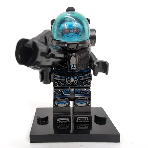 MR FREEZE LEGO MINIFIG Batman & Robin Custom DC Comics Arkham Figure