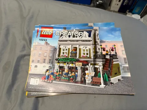 LEGO PARISIAN RESTAURANT Creator Expert 10243 #1 2 & 3 . Instructions only