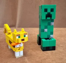 21156 LEGO Complete Minecraft: BigFig Creeper and Ocelot
