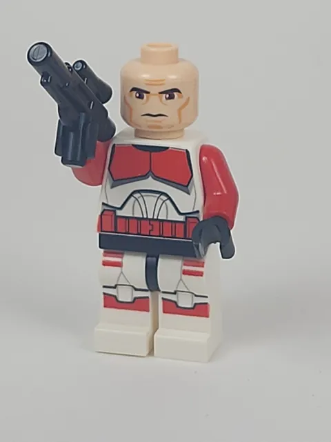 LEGO Star Wars Clone Shock Trooper, Coruscant Guard w/Blaster Minifigure Genuine