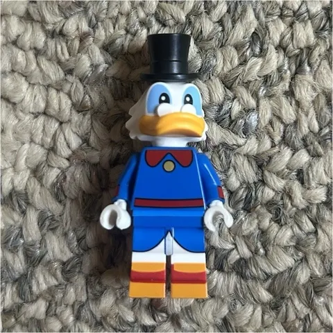 LEGO Disney Minifigures Scrooge McDuck Minifigure, Plastic, Age 5+