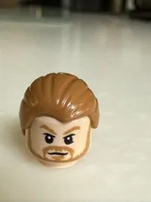 Lego Dark Tan Minifigure Hair Combed Front to Rear