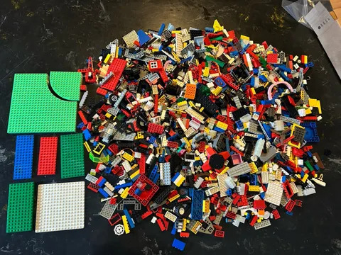 LEGO 6 Pound Bulk Mixed Lot Basic and Specialty Building Pieces Plates Mix #5
