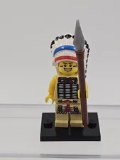 LEGO (8803) CMF Series 3 Tribal Chief Minifigure col03-3 Complete Set Native