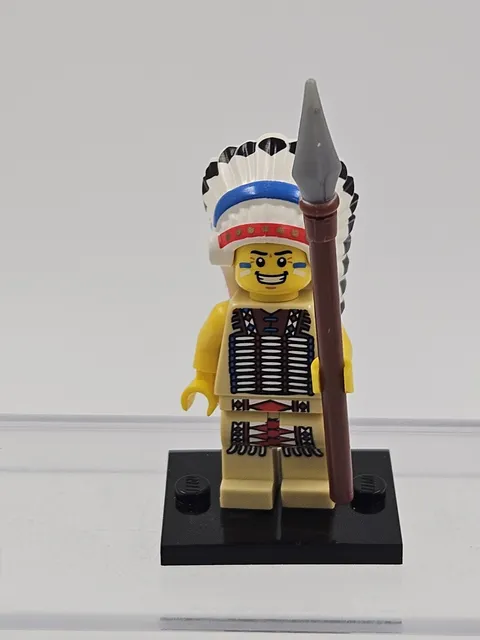 LEGO (8803) CMF Series 3 Tribal Chief Minifigure col03-3 Complete Set Native