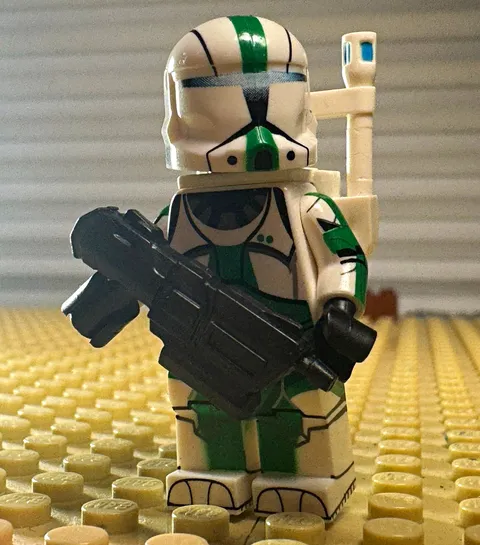 LEGO Star Wars Republic Commando Fixer Clone Army Customs Minifigure w/ Blaster