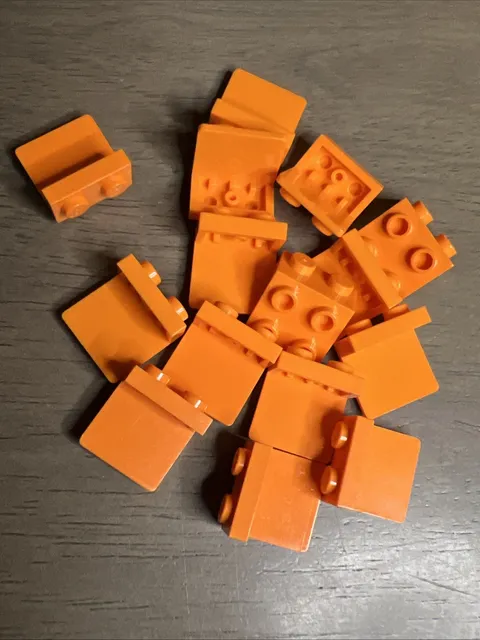 LEGO 44728 Orange Bracket 1 x 2 - 2 x 2 - 15 Pieces