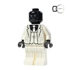 Lego DC - Excelsior Custom - Black Mask Obsidian Crown Minifigure
